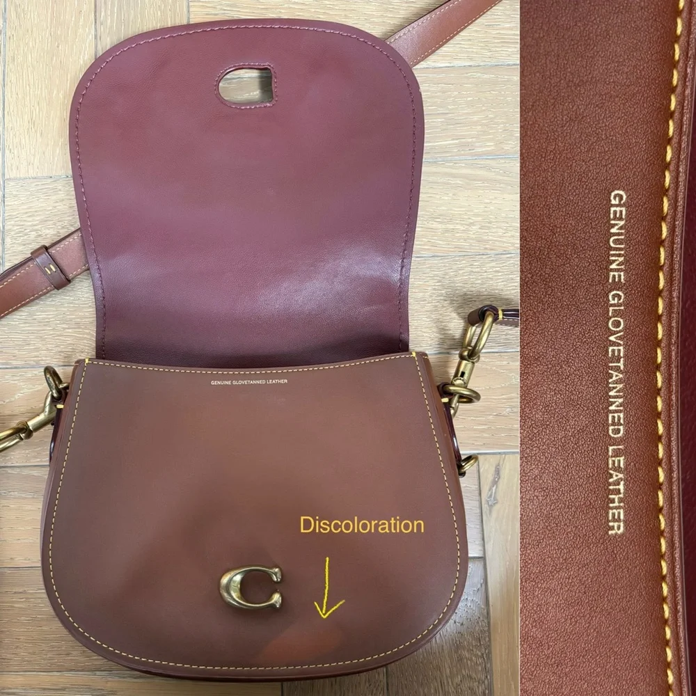 COACH 1941 Glovetanned Leather Saddle Bag
